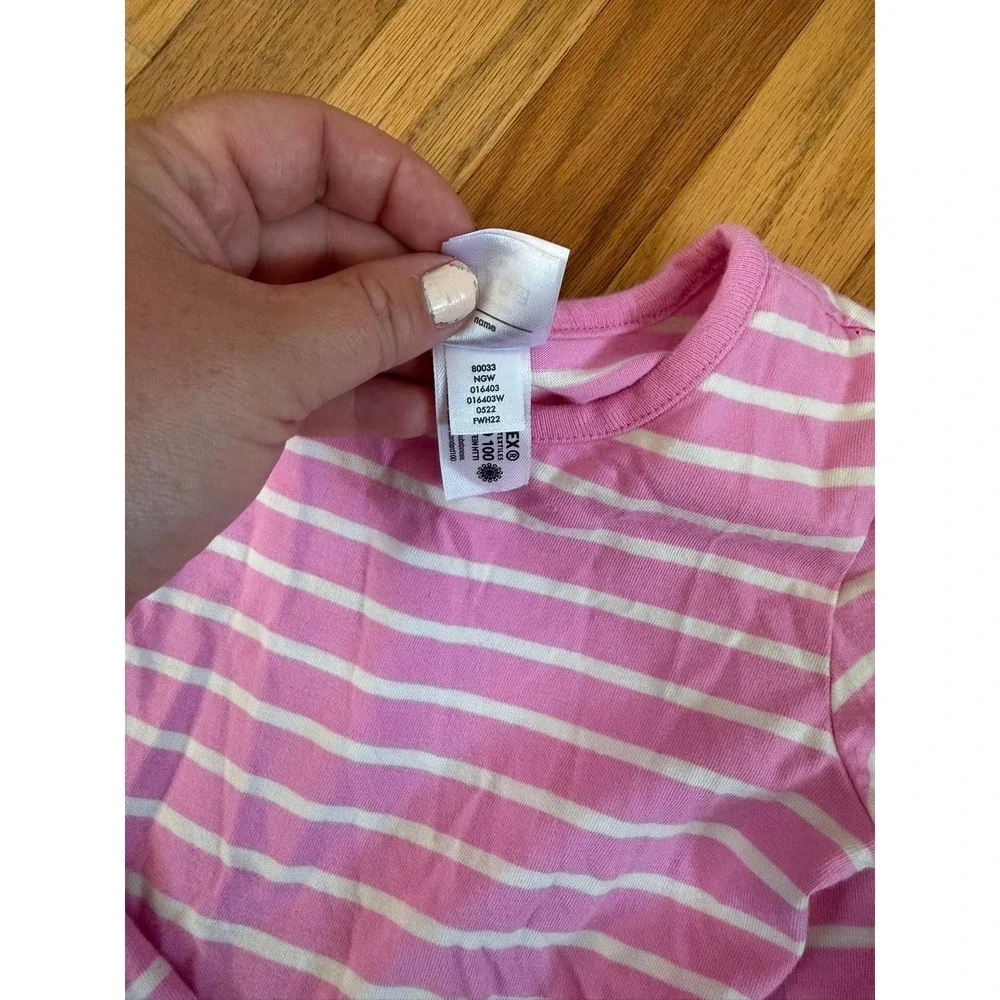 Hanna Andersson Little Girls 6/7 Holiday Colorful Striped Mixie Play Dress